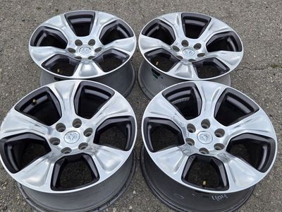 20x9 OEM Ram 1500 Polished Wheels - Includes TPMS Sensors & Lug Nuts