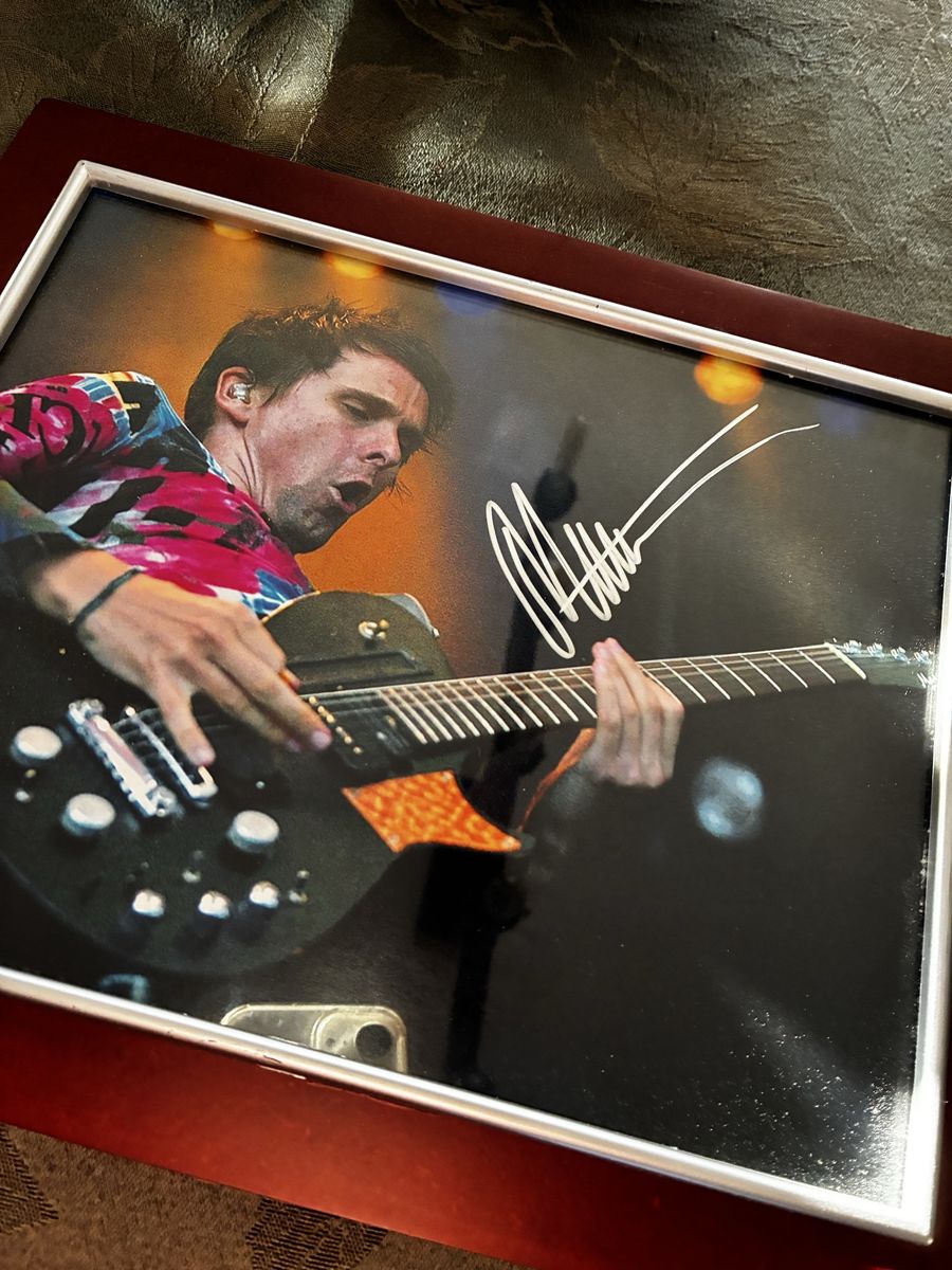 Muse Matt Bellamy signed