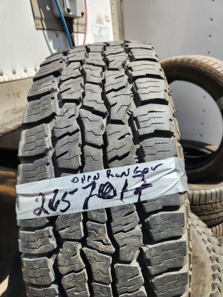 265/70r17 open range all terrain 
