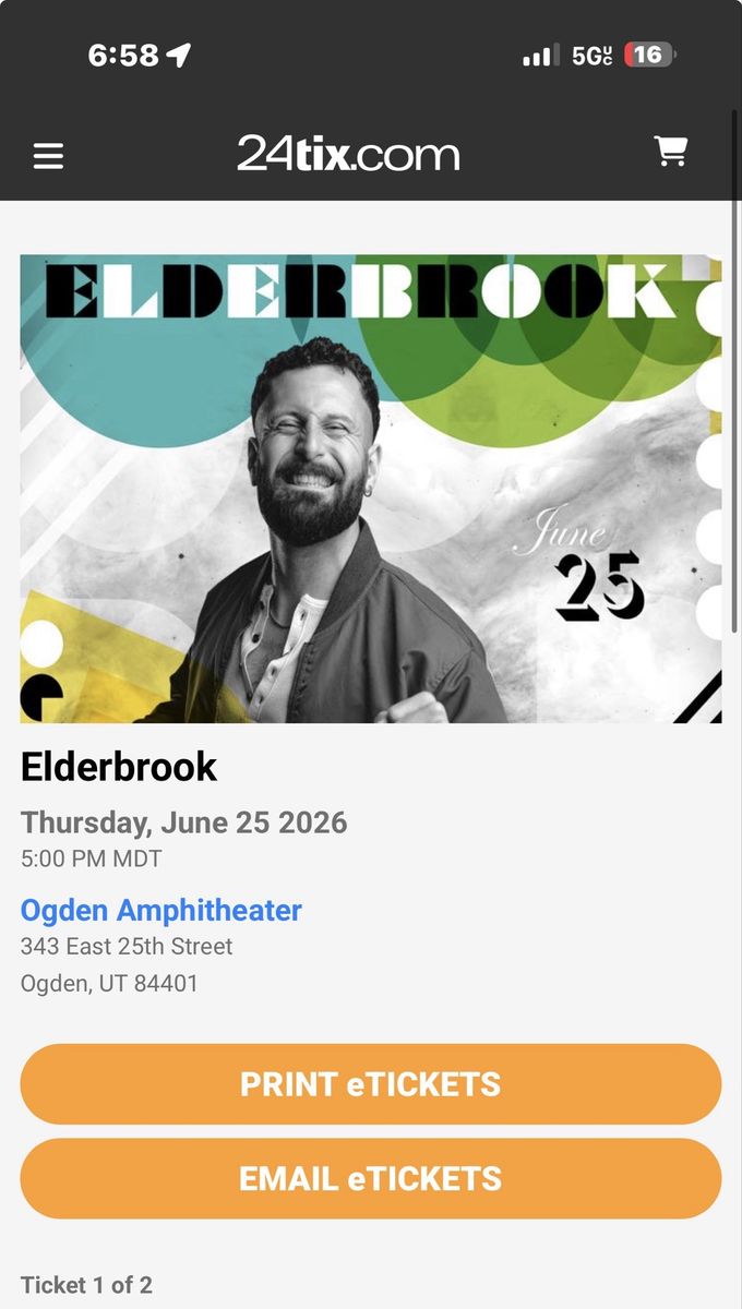 Elderbrook twilight ogden