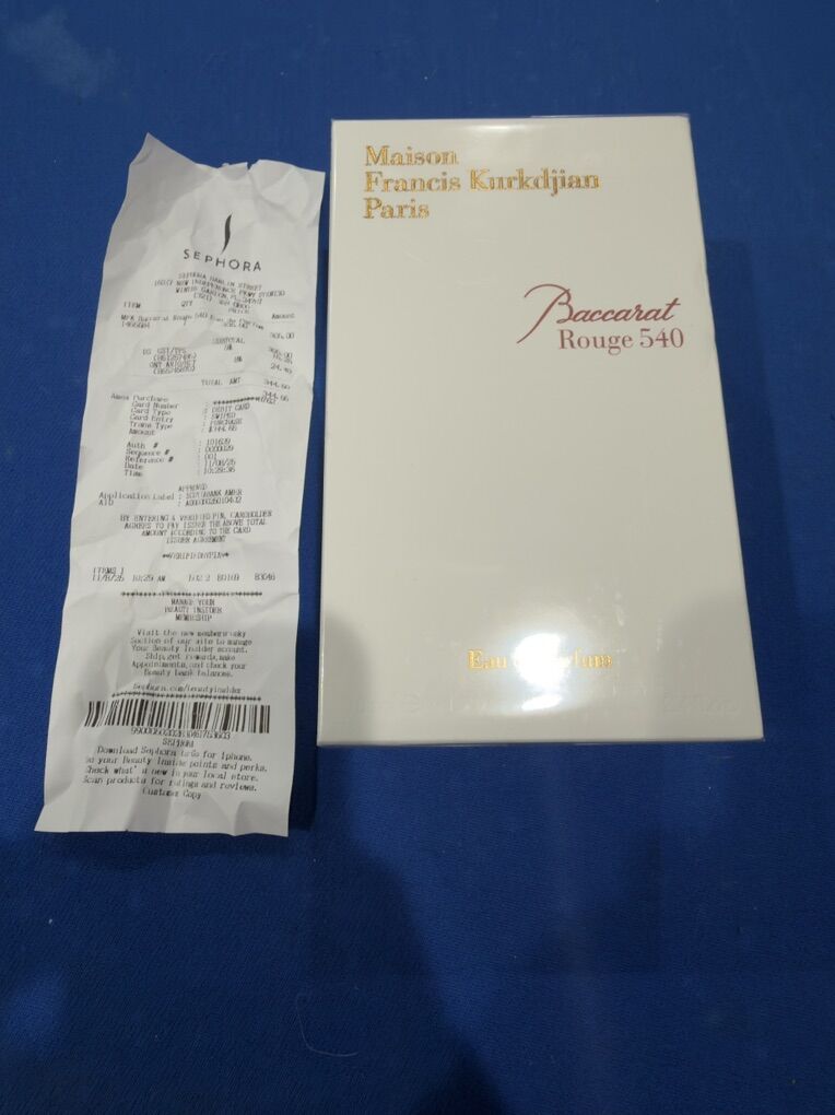 White baccarat rouge 540