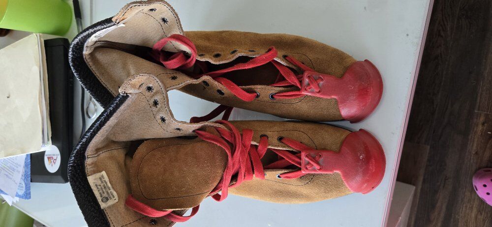 mens size 10 vintage all leather boots