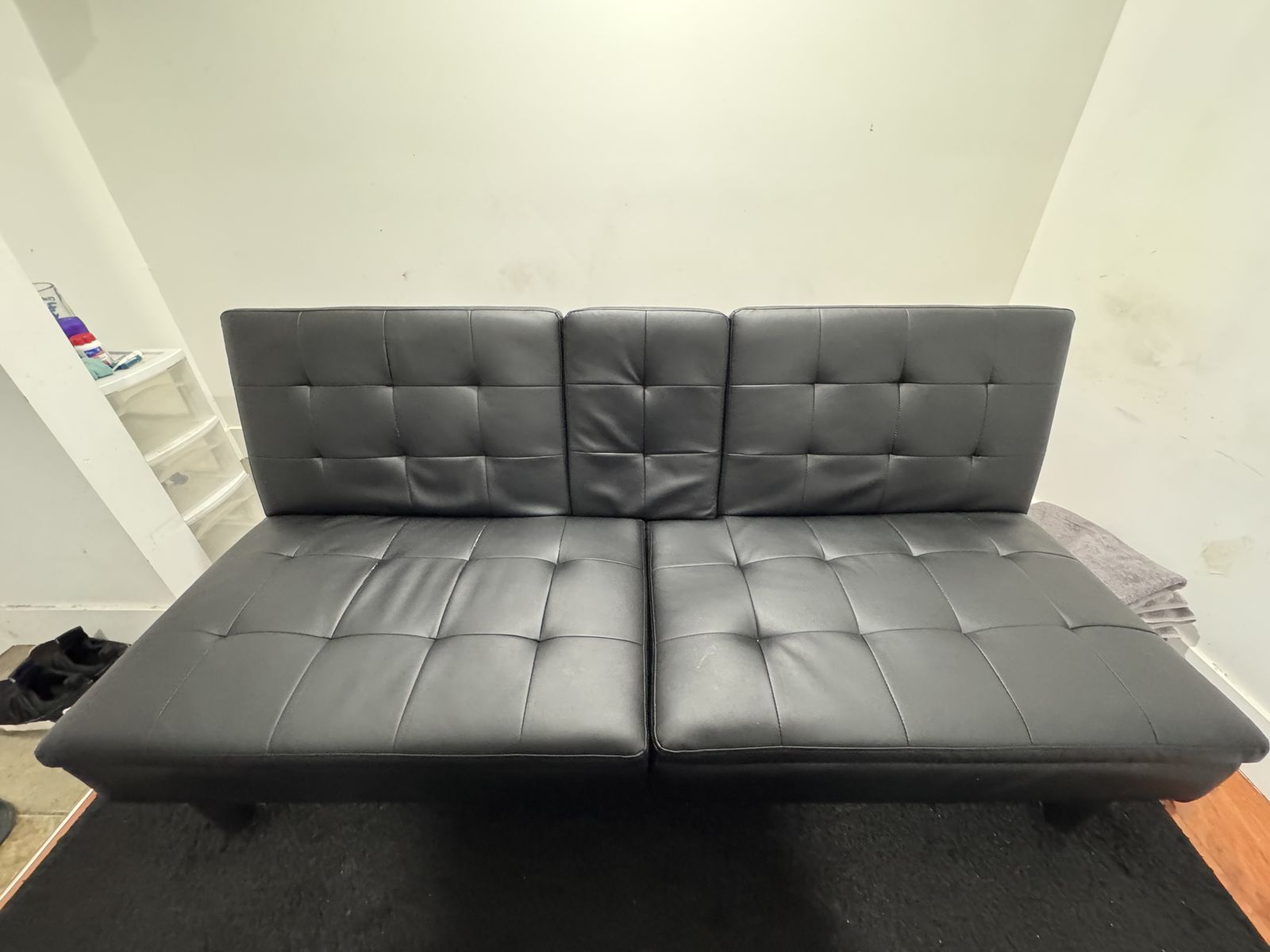 Black futon + FREE Recliner! $100 OBO