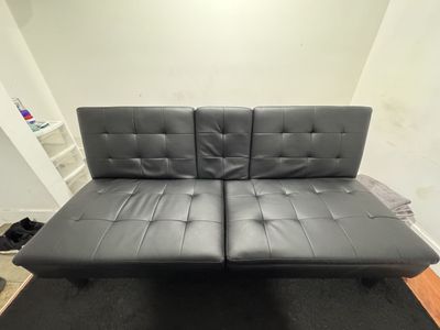 Black futon + FREE Recliner! $100 OBO