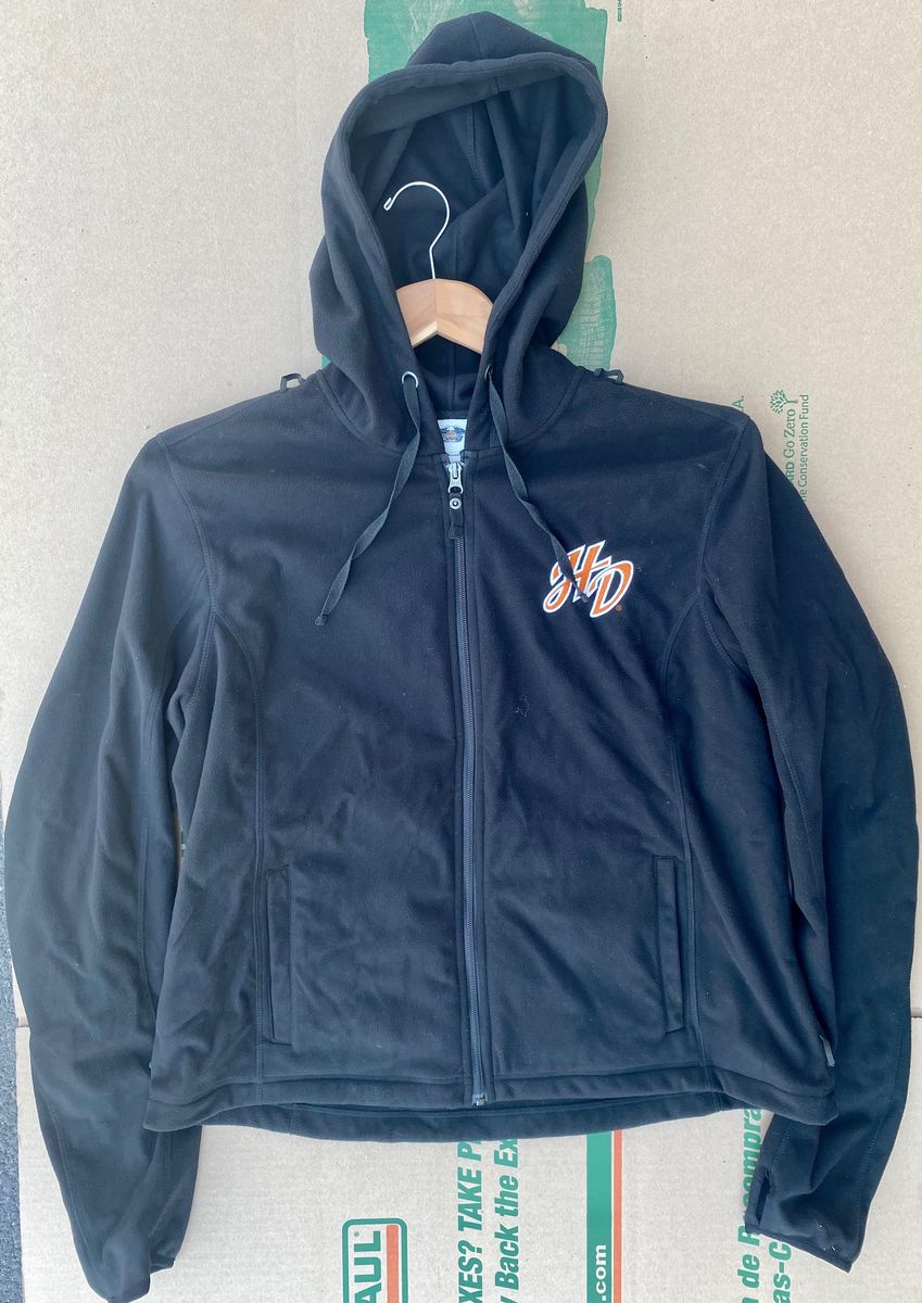 Harley-Davidson Genuine MotorClothes Fleece Full-Zip Jacket Hoodie Black 2XL