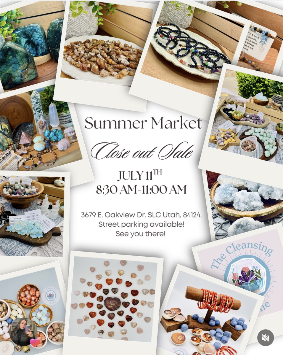 Crystal Shop Closing Sale – 30% OFF Everything!