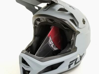 Fly Racing RAYCE Bicycle Helmet Matte Grey, LARGE (73-3614L-L-R2-S3)
