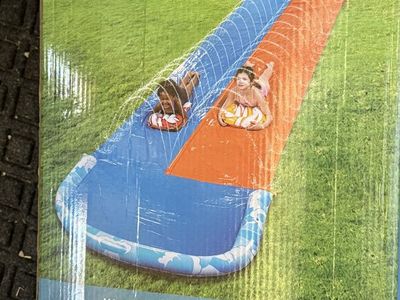 32.5 ft wave water slide kids 5+