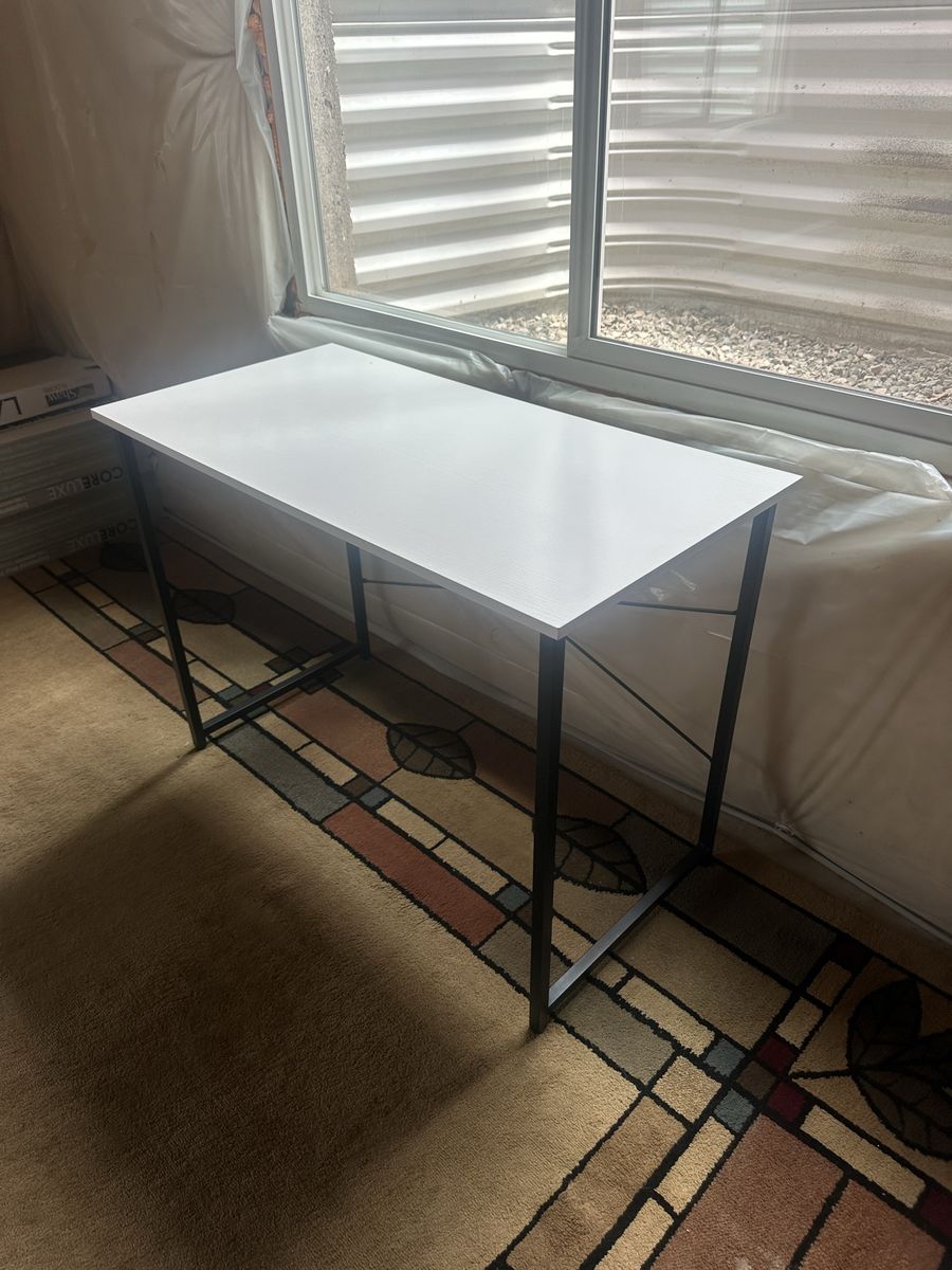 White desk