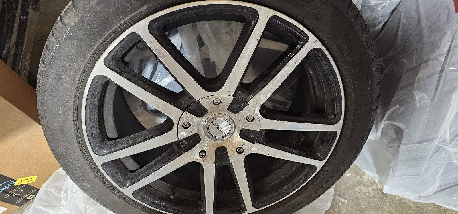 4 X 17" Raceline Encore Wheels with Tires