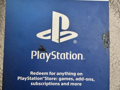 New Unscratched $25 PlayStation Gift Card