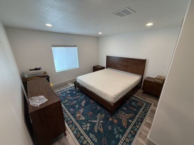 King size purple mattress