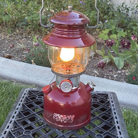 Coleman 200A Burgundy 9/61