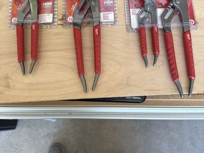 Milwaukee HEX JAW & REAM and PUNCH Pliers Set - New in Packaging