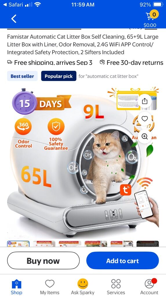 Automatic Cat Littwr Box