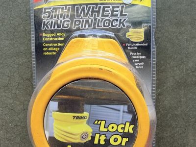 TRIMAX TFW60 5th Wheel King Pin Lock - Ultra Tough Alloy, Rugged Construction