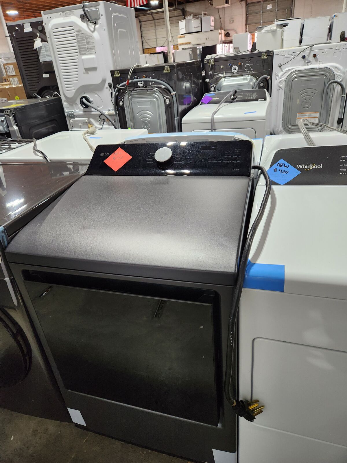 BRAND NEW! LG TOPLOAD ELECTRIC DRYER! W-WARRANTY