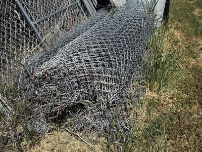 6’ chain link fencing