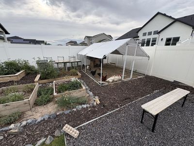 Large Walk-In Chicken Coop and Run with Weather Cover