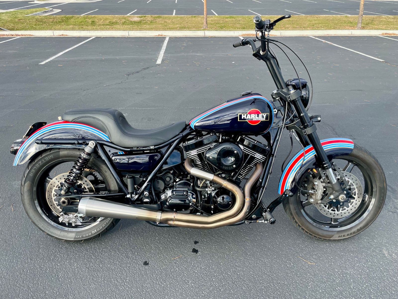 1991 Harley Davidson custom build FXR, frame up restoration