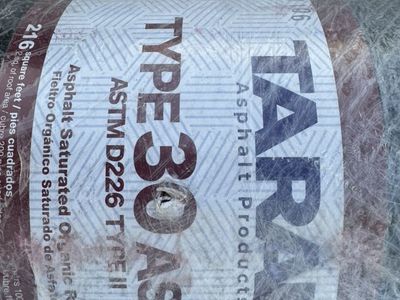 New Roll 30 ASTM Roofing Felt