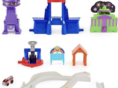 Paw Patrol Chase's City Tower Track Set - Adventure City Movie Ultimate Play Set