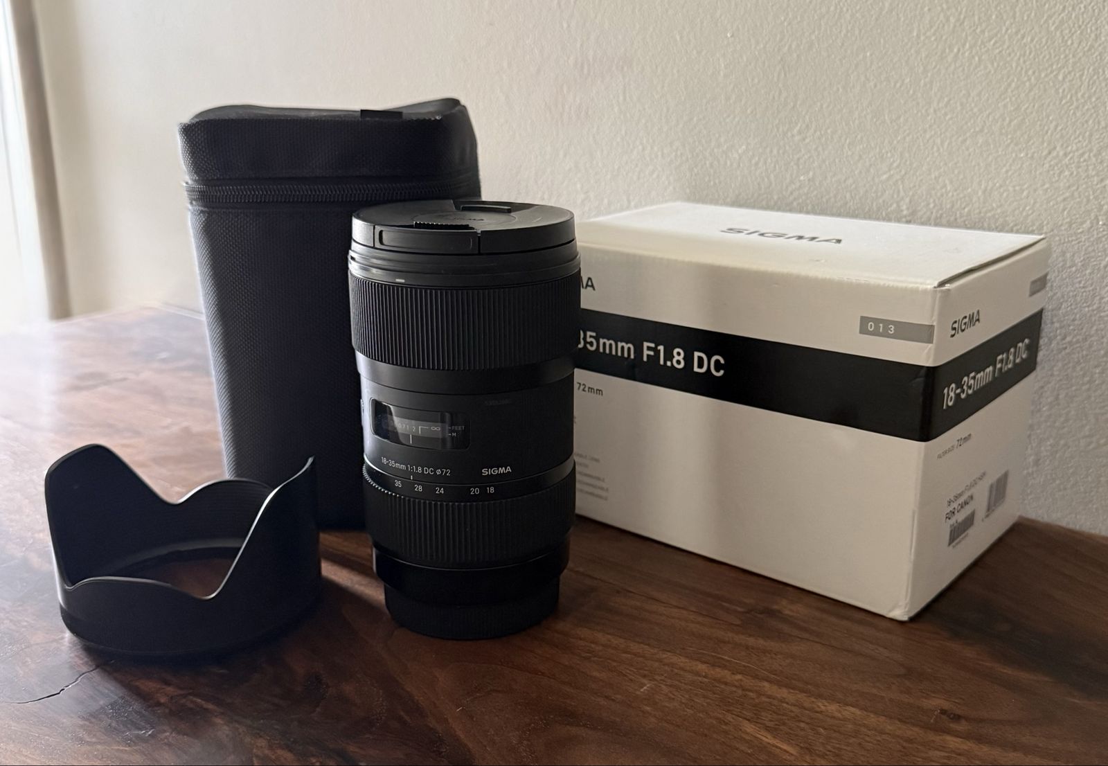Sigma 18-35mm F1.8 DC HSM For Canon