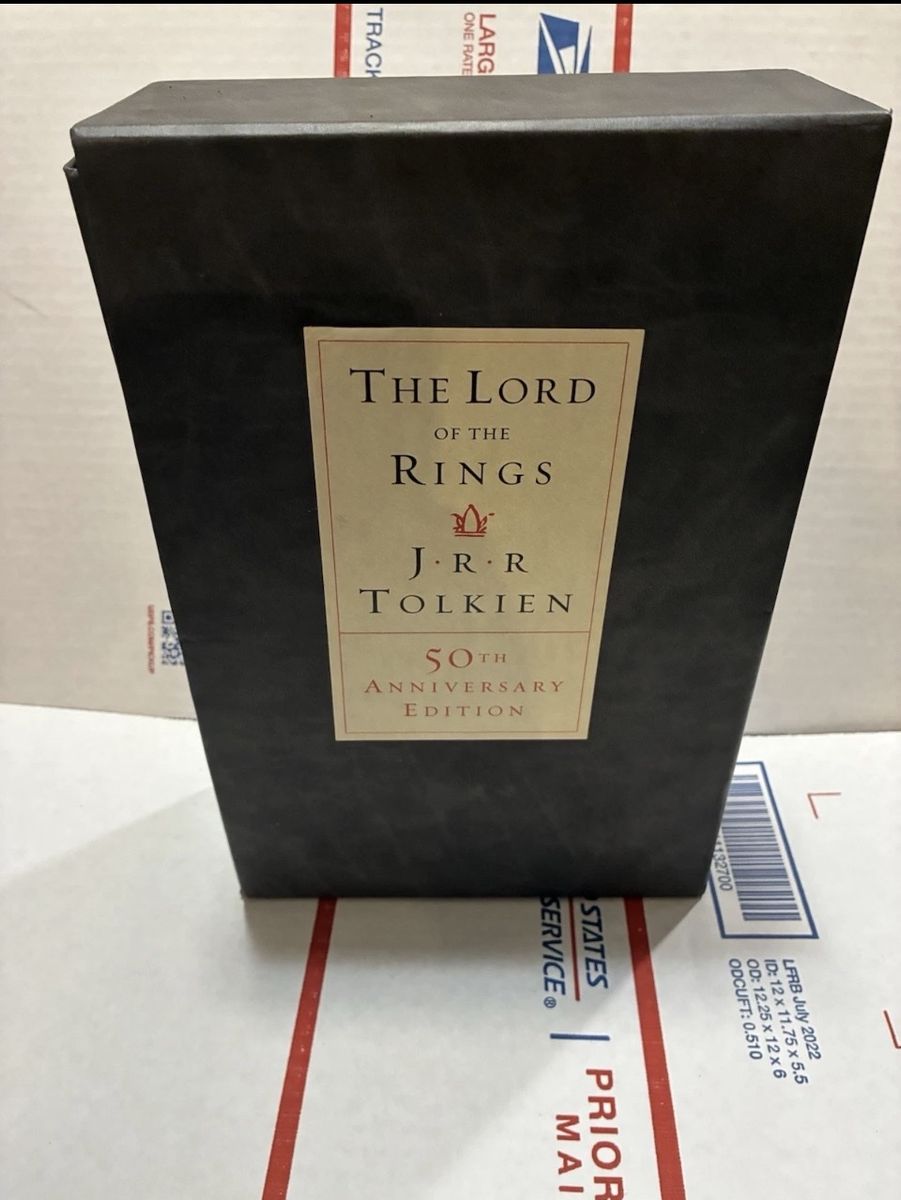 The Lord of the Rings 50th Anniversary Edition Hardcover Slipcase Box Set by J.R.R. Tolkien