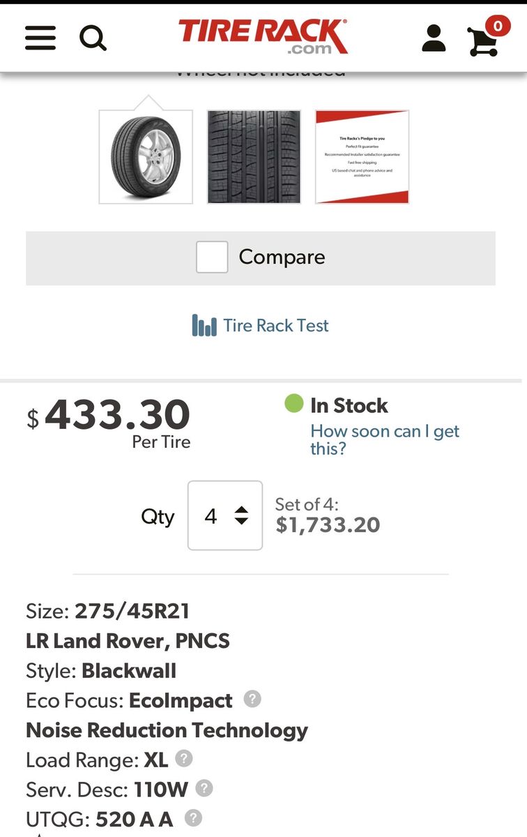 Pirelli Scorpion 275/45 R21 LR