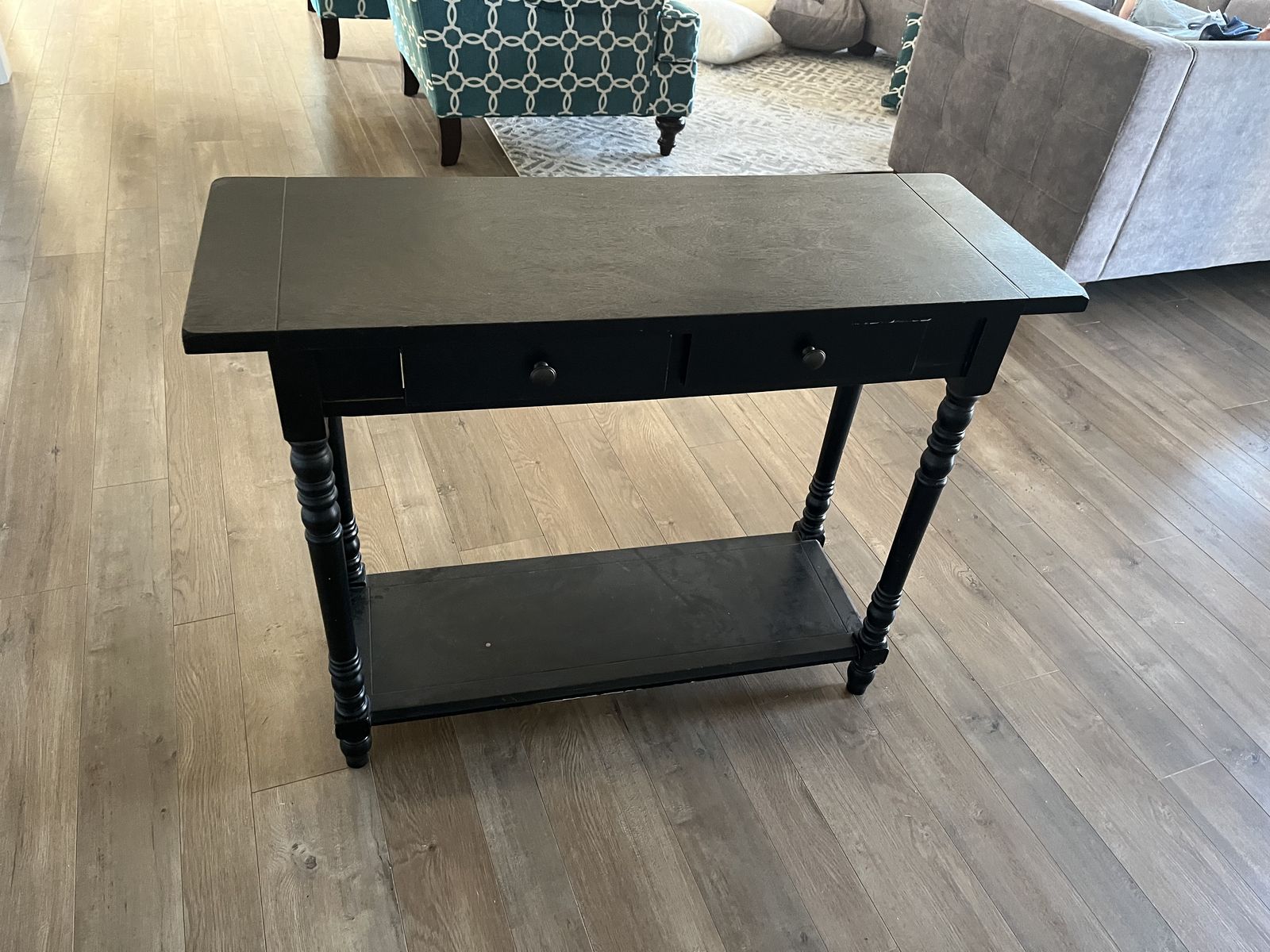 Black End Table