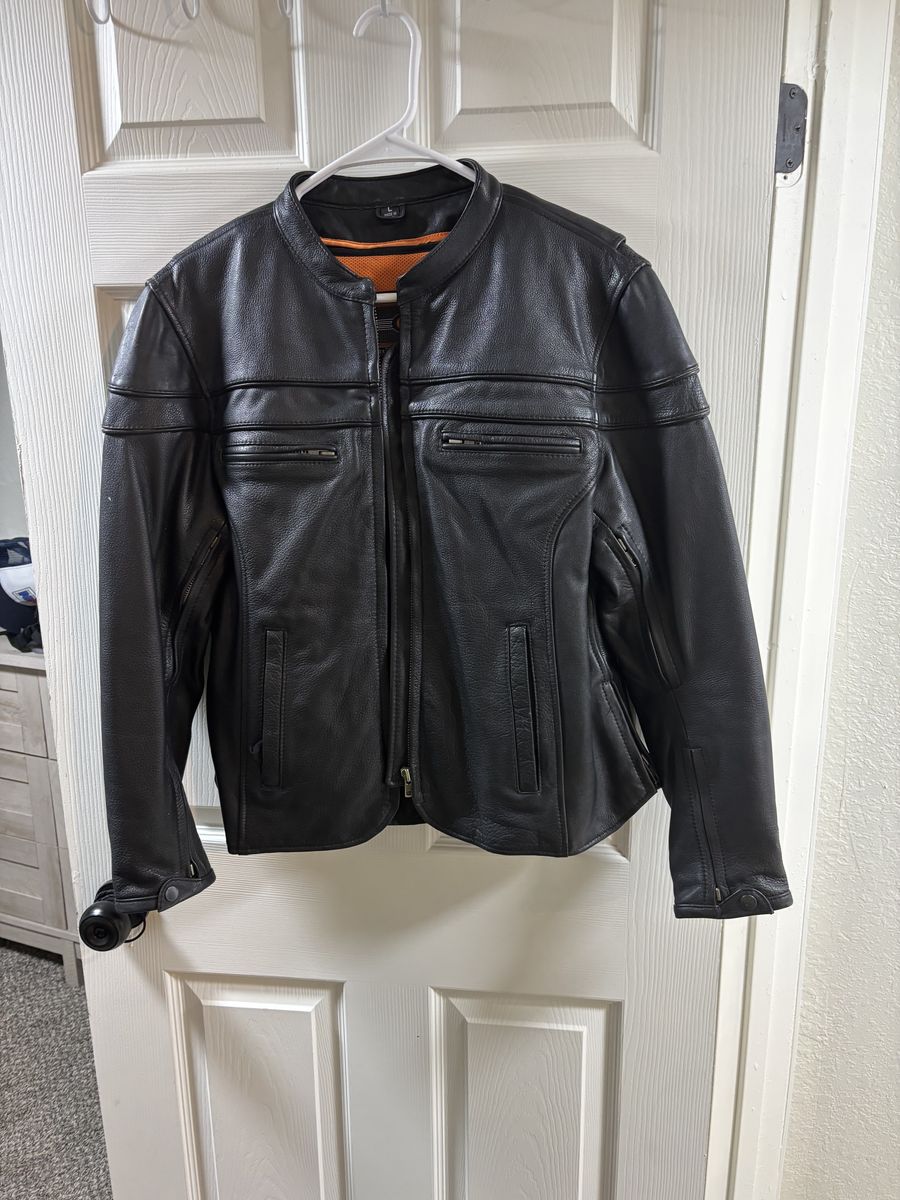 Women’s Large leather motorcycle jacket