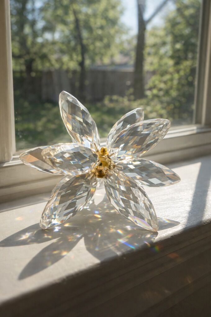 Crystal Star/Flower Suncatcher