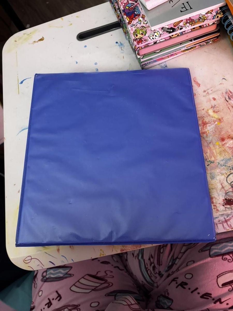 Blue 3-Ring Binder - Durable School & Office Supply