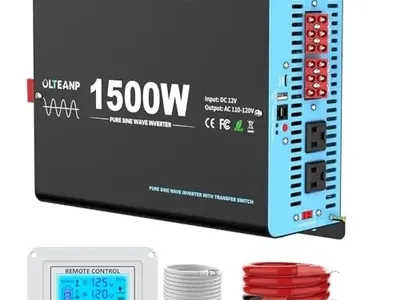 Olteanp 1500W Pure Sine Wave Inverter with ATS