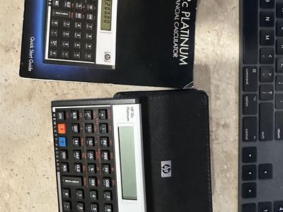 HP 12c Platinum Financial Calculator