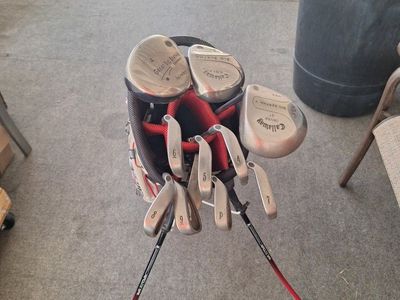 Callaway Big Bertha Golf Clubs Set with Mizuno Aerolite SPR Stand Bag