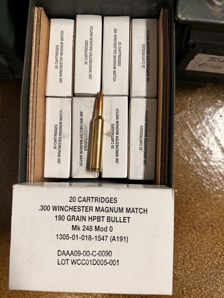 Hard To Find MK 248 Mod 0 .300 Win Mag Ammo