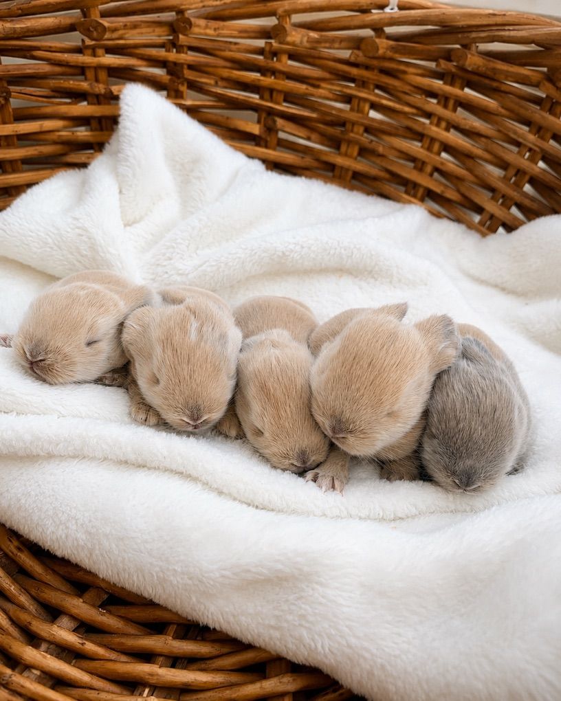 Purebred Holland Lop Baby Bunny Rabbits