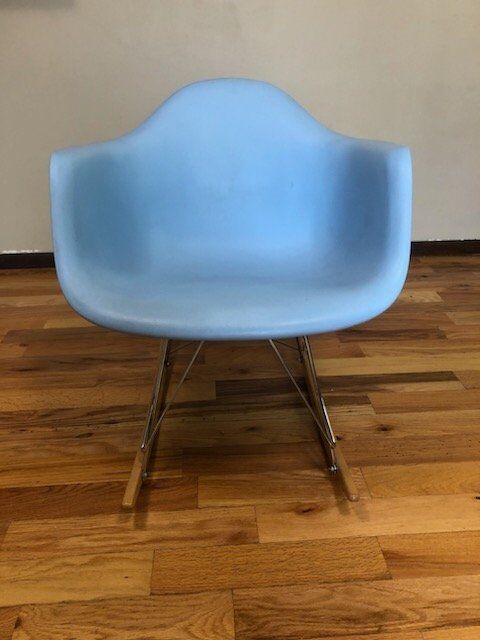 Blue Rocking Chair