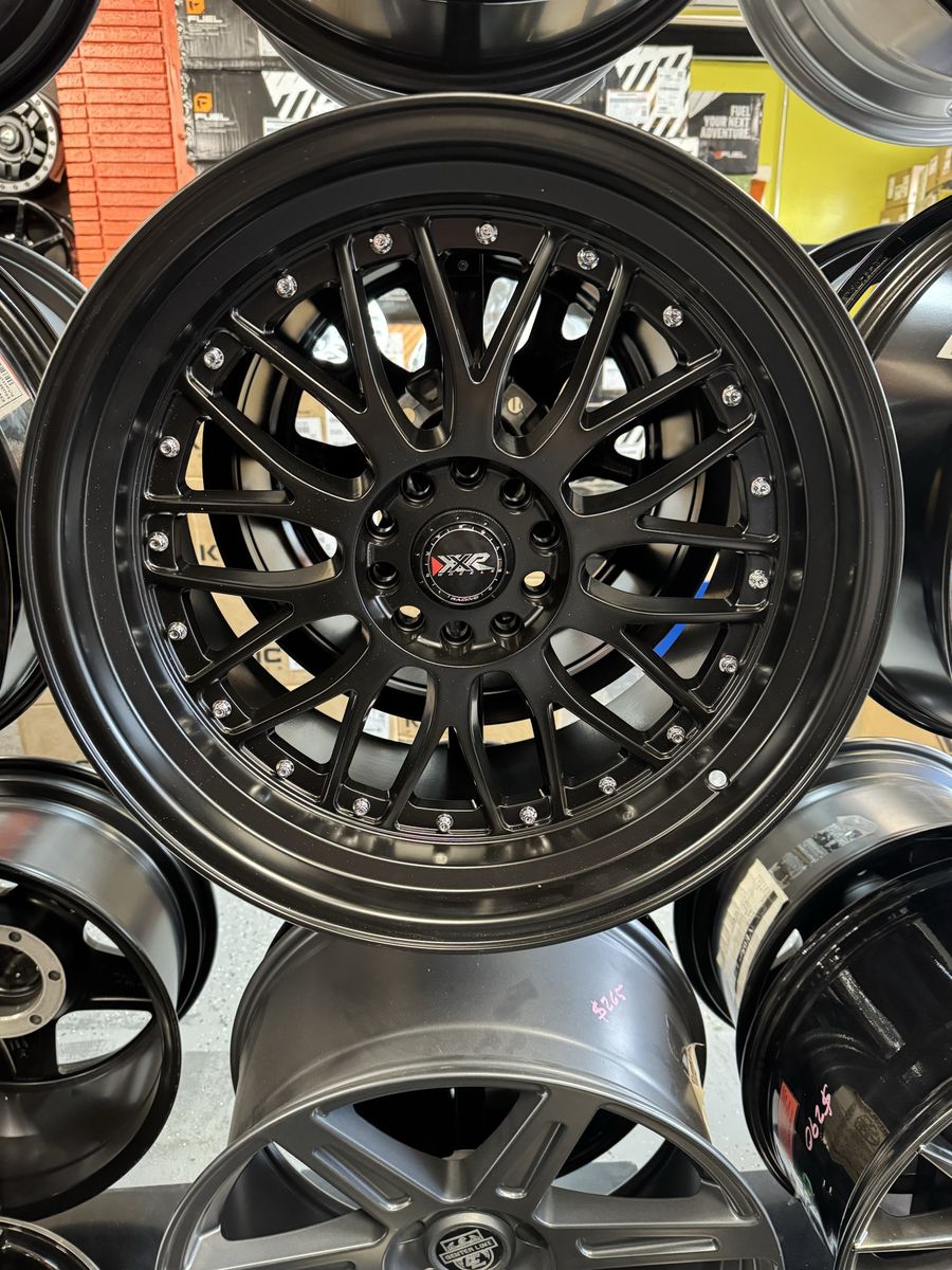 Brand new set of 4 wheels XXR 19x10 Flat Black 5x4.5/5x120 lug Pattern, +25 Offset