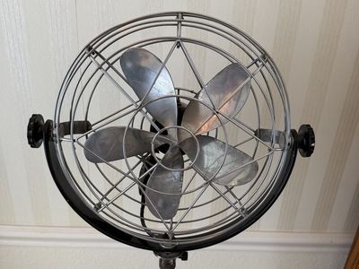 Antique Roto-Beam Art Deco Industrial Pedestal Floor Fan $250 cash/venmo in Provo
