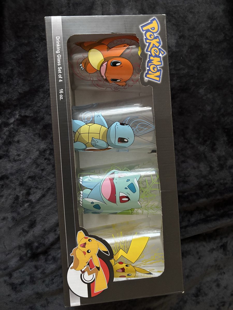Pokemon Glass Cups