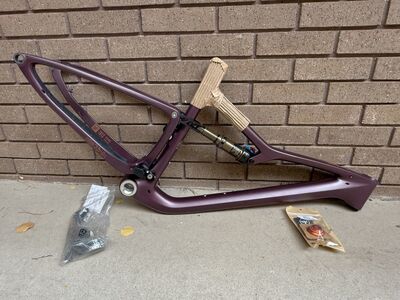 Ibis Exie USA frame and Chris King headset - Blood Orange - Size Large