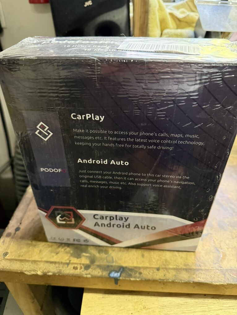 Single Din flip Up Carplay Radio