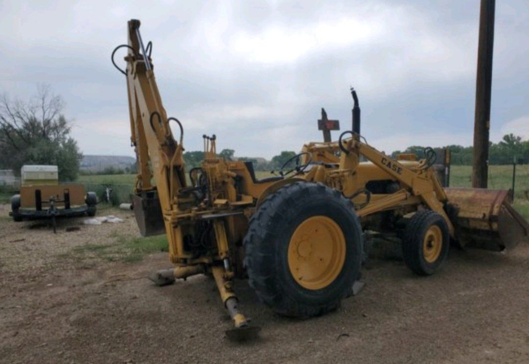 1958 case gas engine loader backhoe 420b