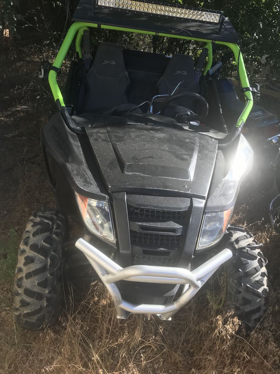Arctic Cat Wildcat UTV Side-by-Side with Light Bar and Custom Bumper