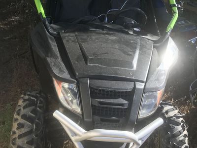 Arctic Cat Wildcat UTV Side-by-Side with Light Bar and Custom Bumper