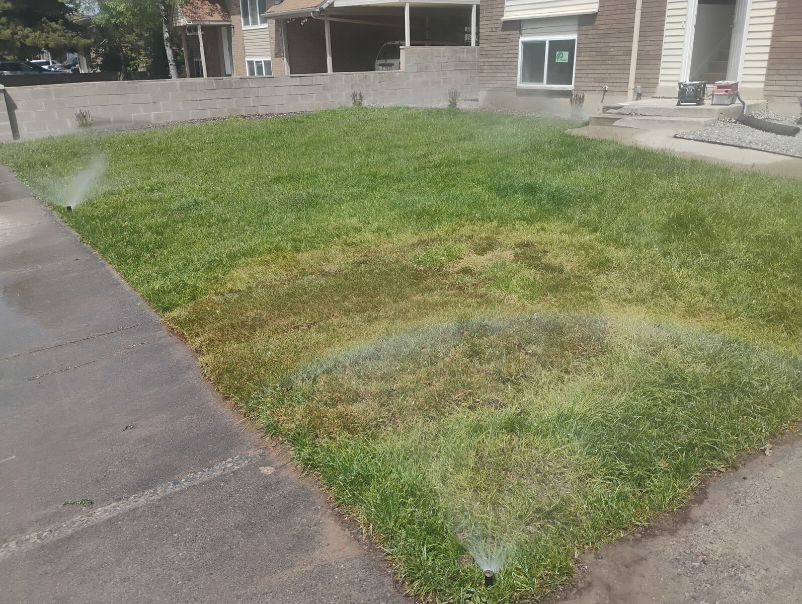 Sprinkler repair | sprinkler installation | Yard renovation