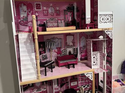 Wooden 3 Story Doll House