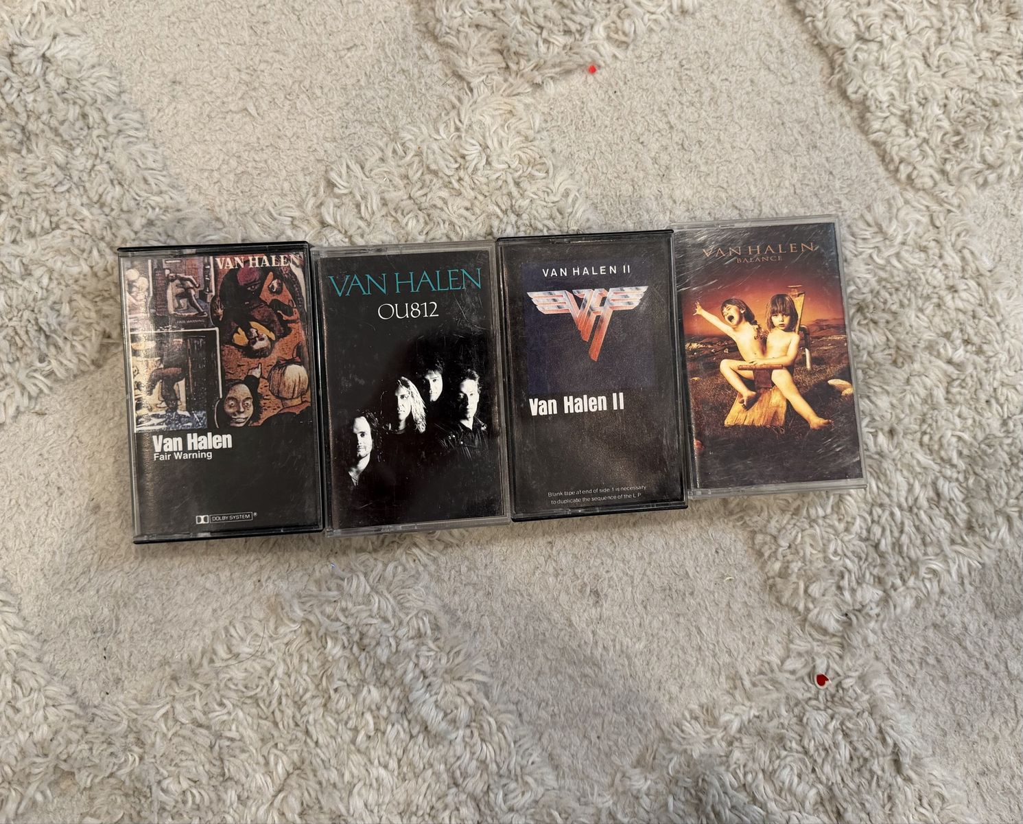 Van Halen cassettes